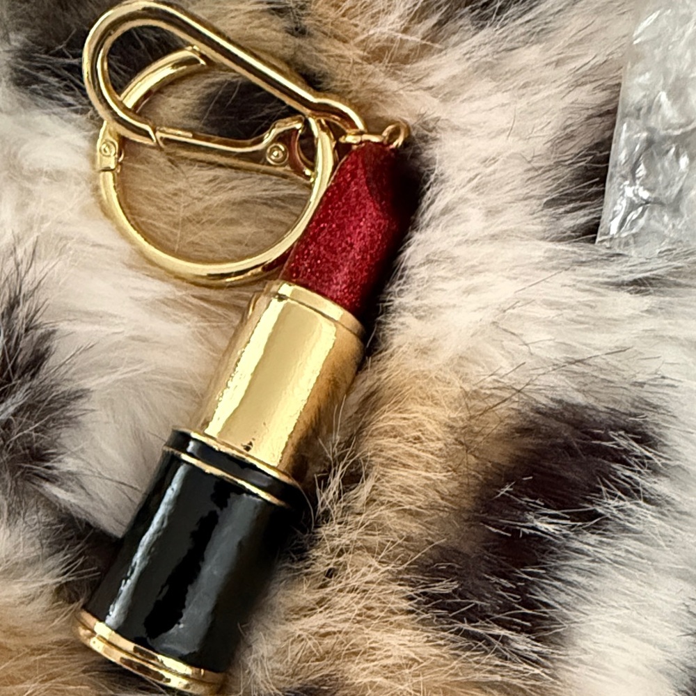 Sephora/ BAUBLEBAR Gold and Black Lipstick Key Holder - Picture 4 of 5
